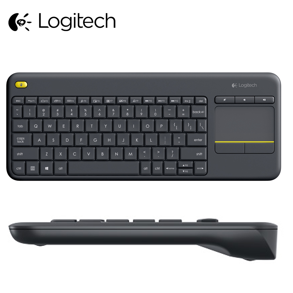 羅技 K400 Plus 無線觸控板鍵盤黑色