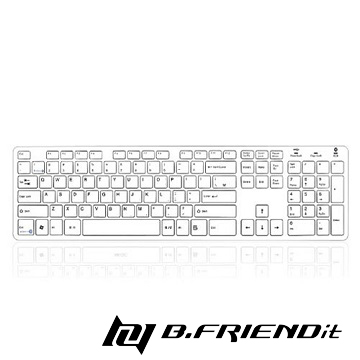 B.Friend KB-1430 有線鍵盤白