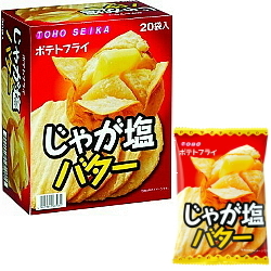 日本【東豐製果】馬鈴薯洋芋片-奶油鹽味(盒)