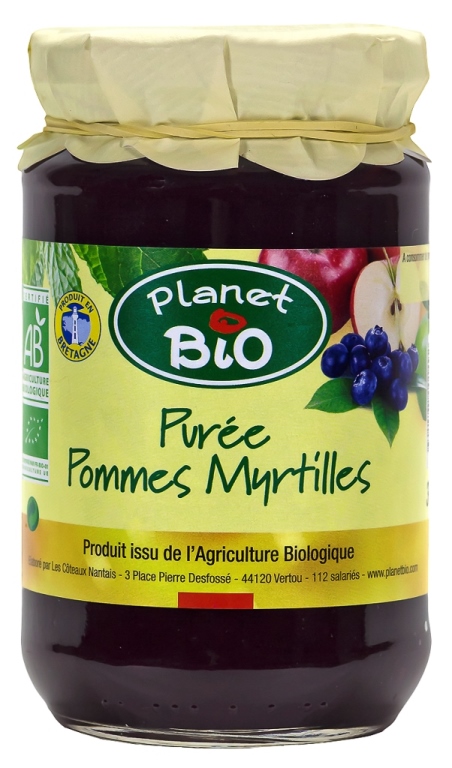 Planet Bio 有機果泥 - 蘋果藍莓