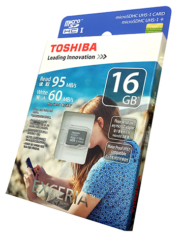 Toshiba東芝 EXCERIA Mirco-SDHC 16GB UHS-1 (SD-C016GR7VW060A)