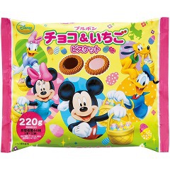 日本【布如蒙】迪士尼雙味圓餅-巧克力&草莓(復活節限定版)