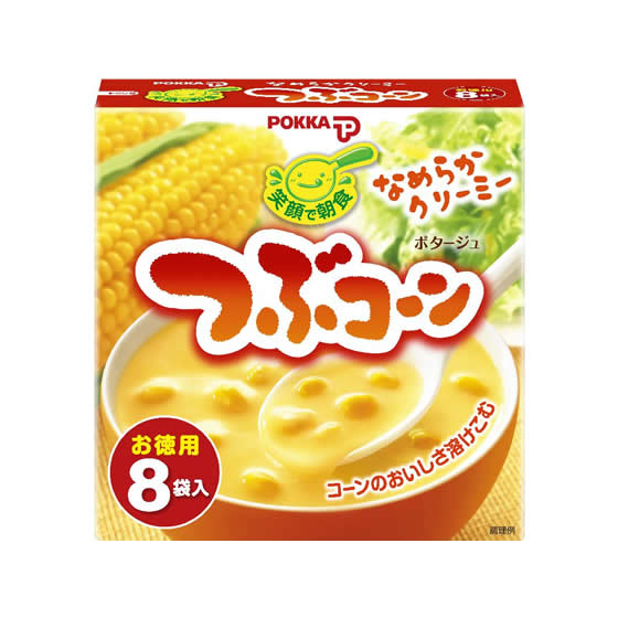 日本【波卡】8袋入濃湯-玉米顆粒
