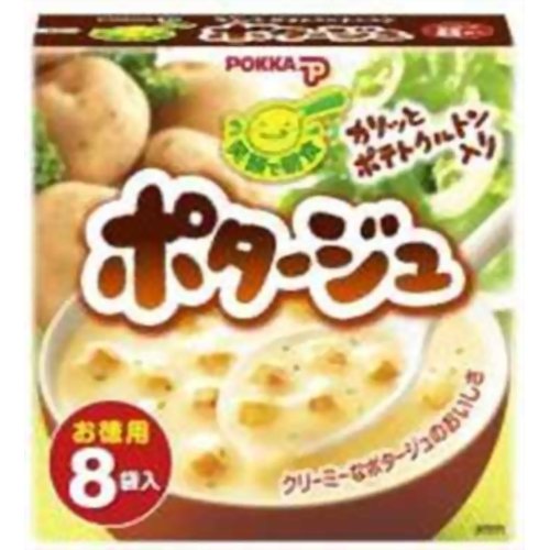 日本【波卡】8袋入濃湯-馬鈴薯