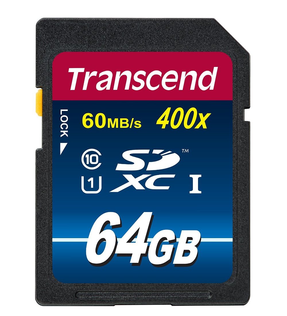 創見 SDXC 64GB UHS-I Class10記憶卡(400X/60MB)
