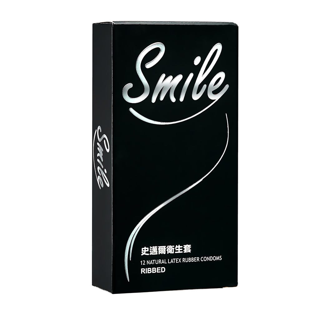 SMILE史邁爾 衛生套保險套–環紋(12入)
