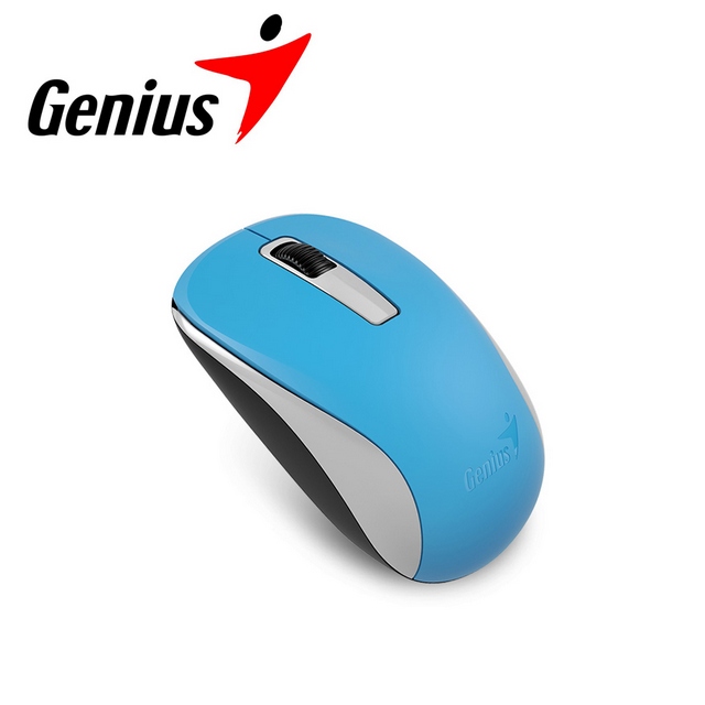 Genius 昆盈 NX-7005 藍光無線滑鼠海洋藍