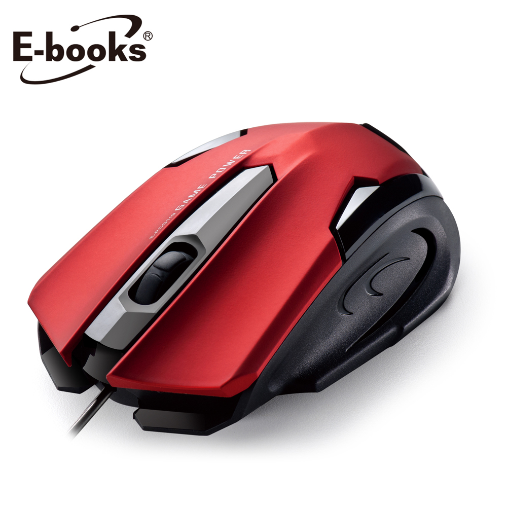 E-books M30電競1600CPI光學滑鼠紅