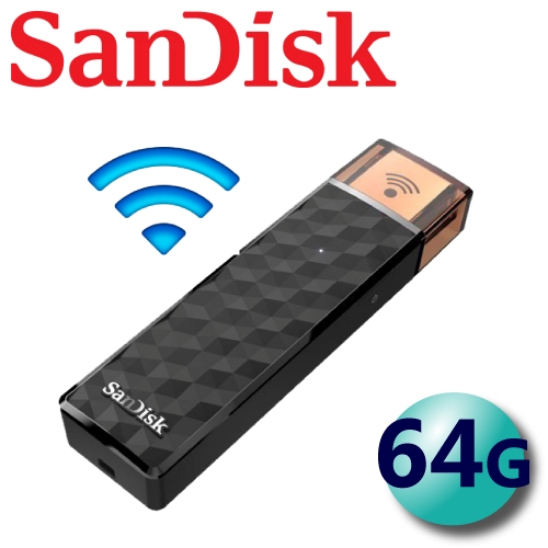 【代理商公司貨】SanDisk 64GB Connect Wireless Stick P46 無線wi-fi 隨身碟