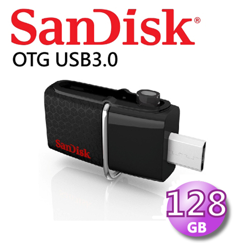 SanDisk 128GB Ultra Dual USB3.0 OTG雙傳輸 隨身碟-公司貨