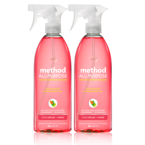 Method美則全效多功能清潔劑 - 粉紅葡萄柚828ml x2罐