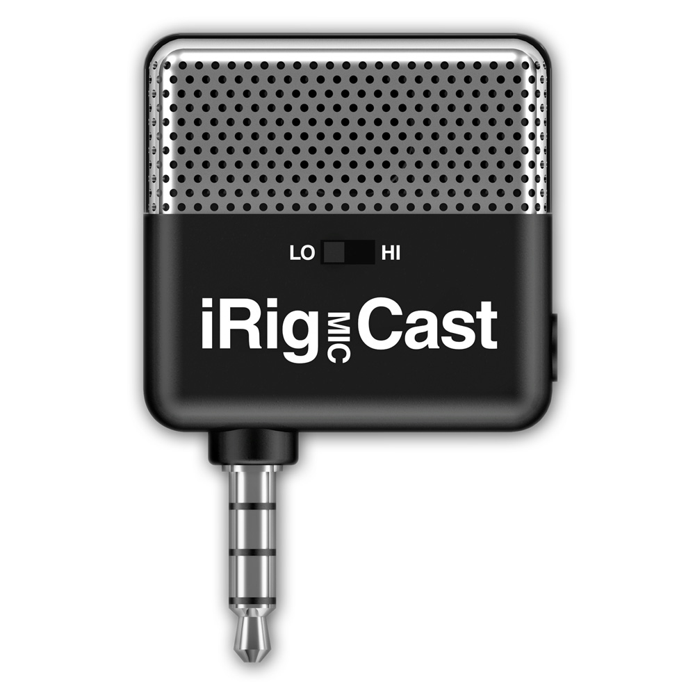 IK Multimedia iRig Mic Cast 智慧手機與平板用手持式麥克風