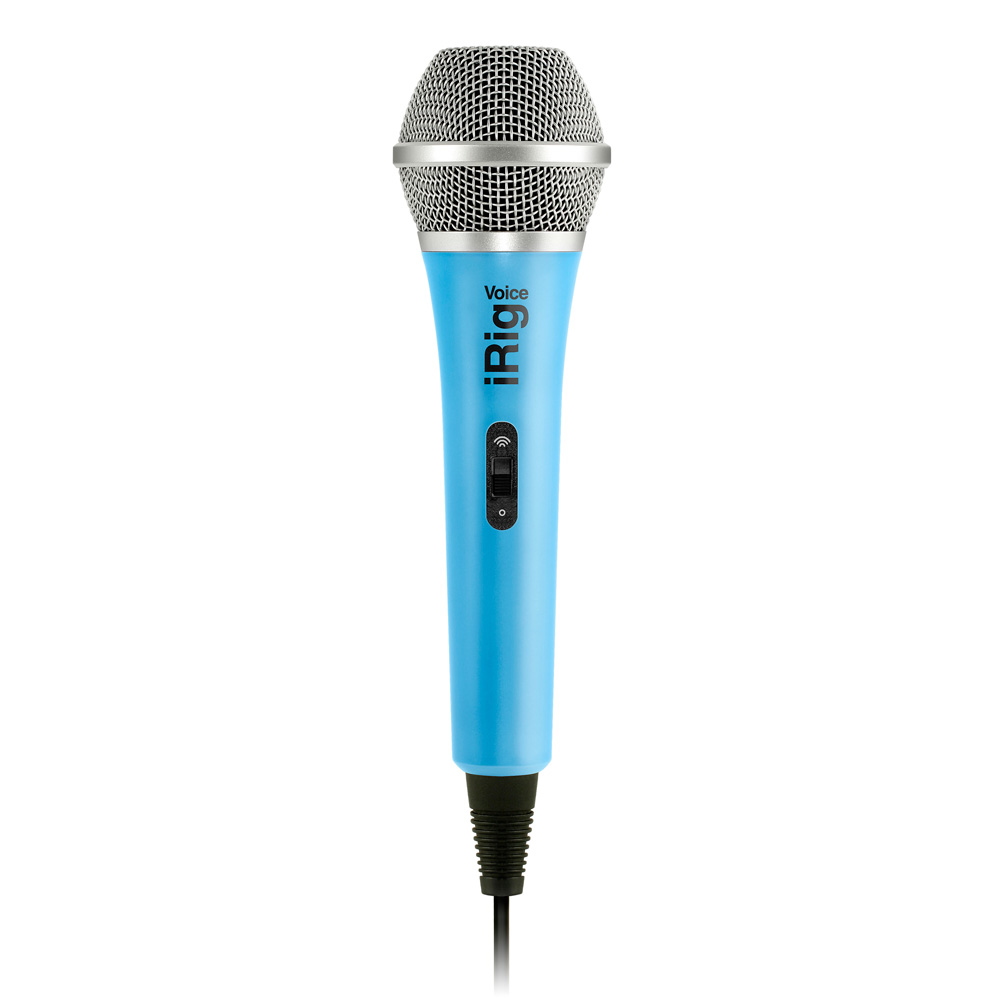IK Multimedia iRig Voice Blue 歌唱用手持麥克風(藍色)