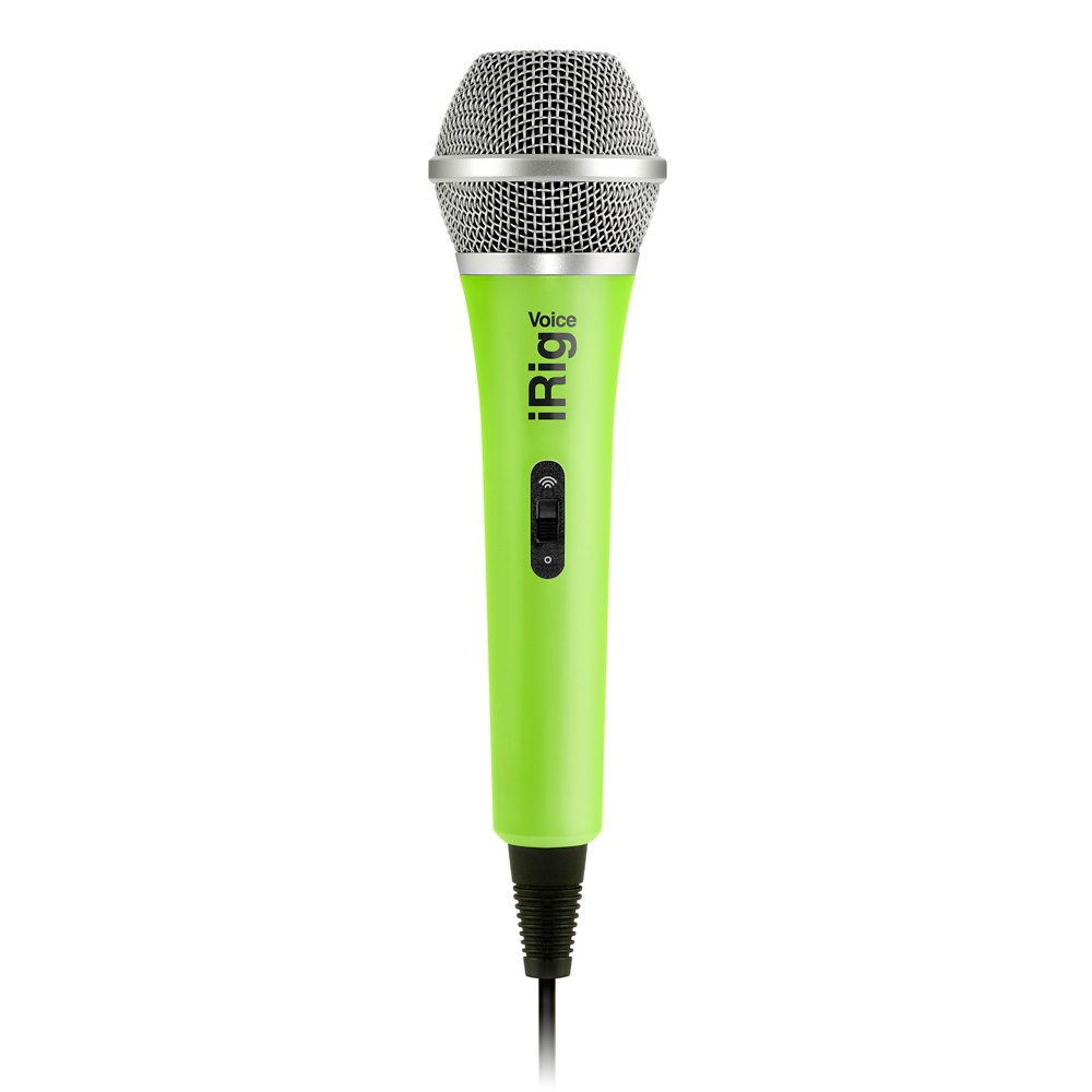 IK Multimedia iRig Voice Green 歌唱用手持麥克風(綠色)
