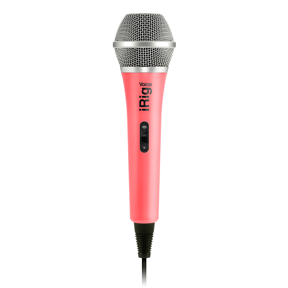 IK Multimedia iRig Voice Pink 歌唱用手持麥克風(粉紅色)