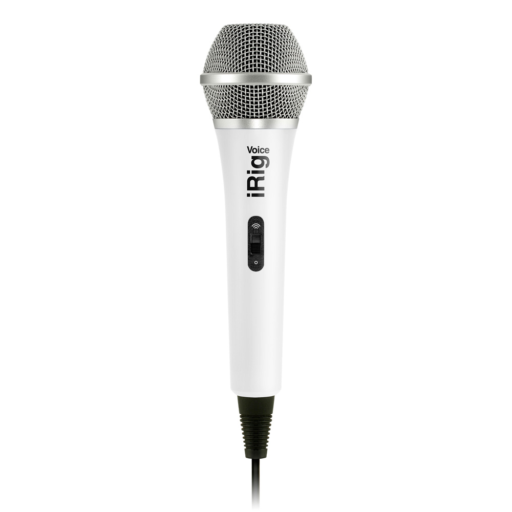 IK Multimedia iRig Voice White 歌唱用手持麥克風(白色)