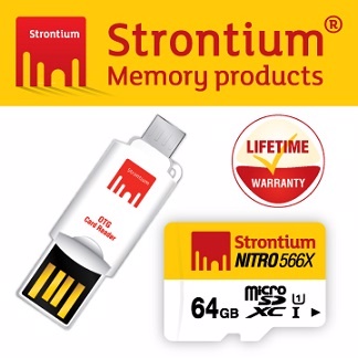 力鍶 Strontium Nitro UHS-1 Class10 Micro SDXC 64GB 二合一 記憶卡 (附贈OTG讀卡機)
