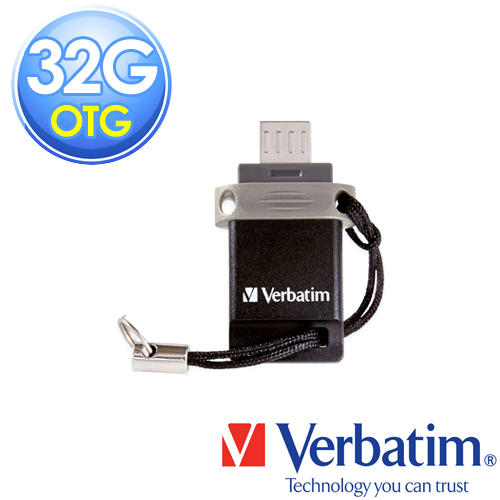 Verbatim 威寶 32G OTG micro USB2.0 雙介面輕巧迷你隨身碟