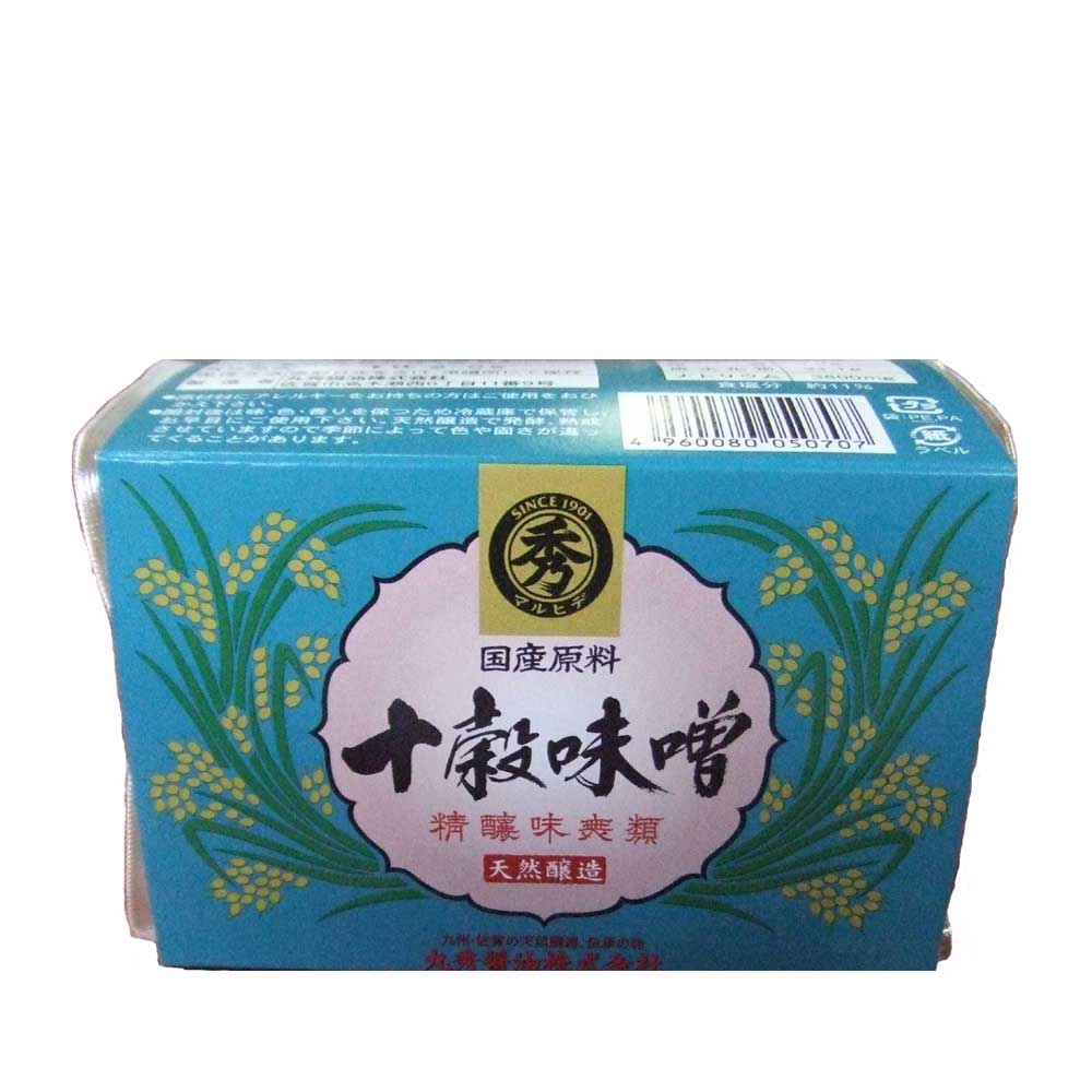 【丸秀醬油】十穀味噌500g－濕式