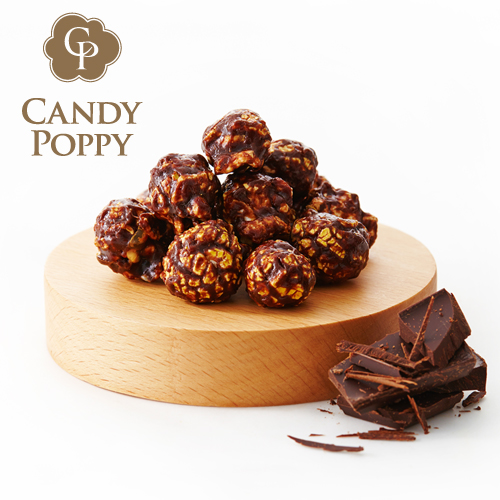 Candypoppy 糖果波比-裹糖爆米花(黑金巧克力、70g)