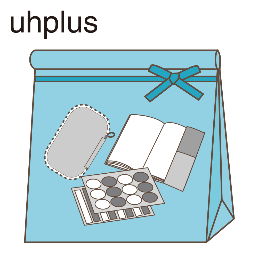 uhplus 文具精選超值組合A- 簡單生活文具(3入組)