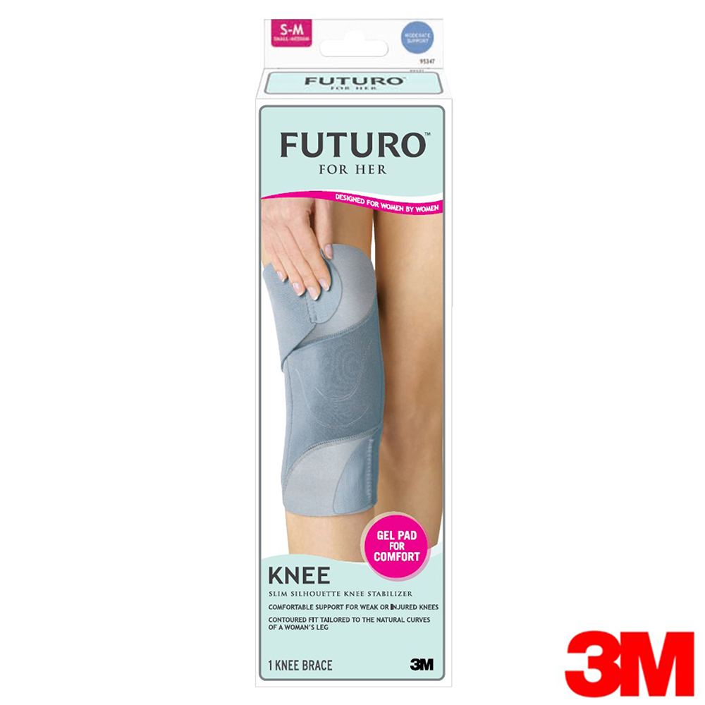 3M FUTURO 纖柔細緻簡裁-女性專用(可調式護膝1入)