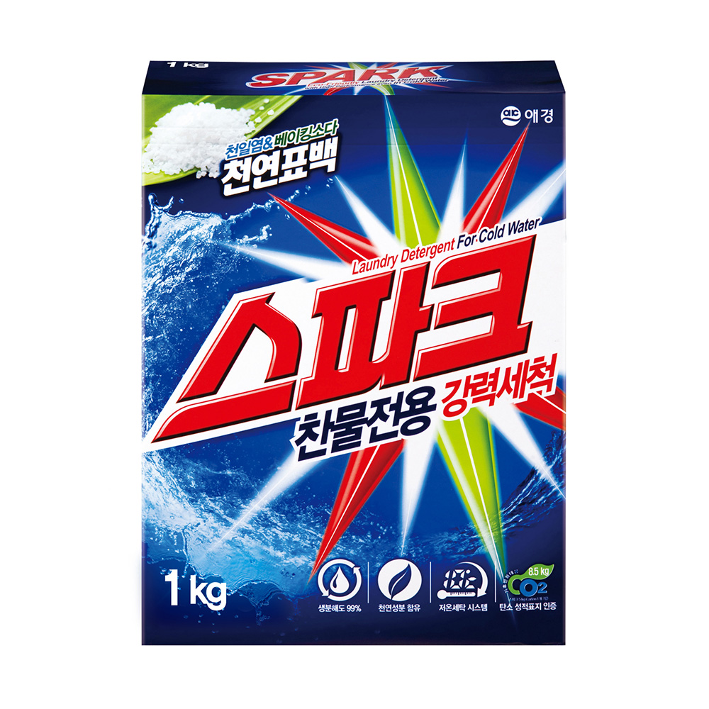 【韓國AK】SPARK抗菌洗衣粉(冷水強效) 1kg