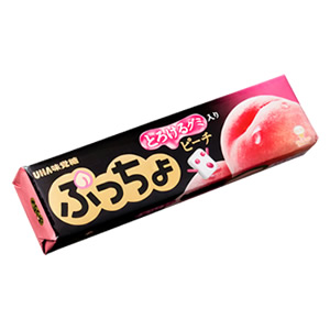 日本【UHA味覺糖】條狀軟糖-水蜜桃