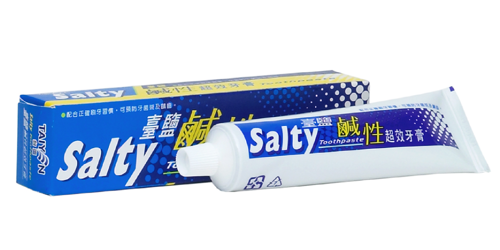 台鹽鹹性超效牙膏150g