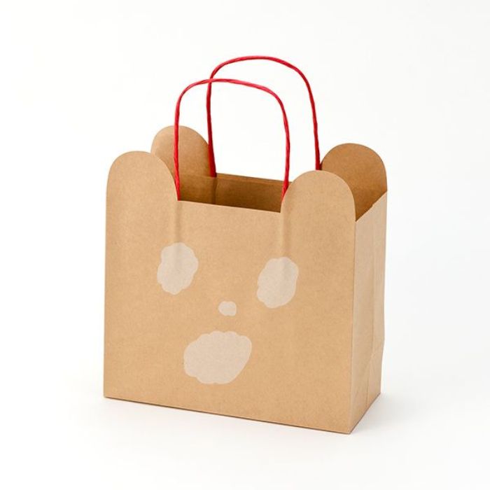 【AIUEO】小熊禮物牛皮紙袋(M)