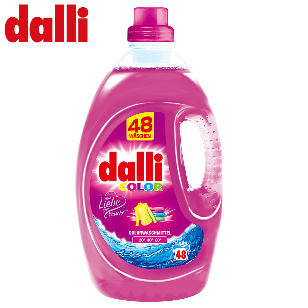 【德國Dalli】全效洗衣精-光采護色 (3.6L/瓶)