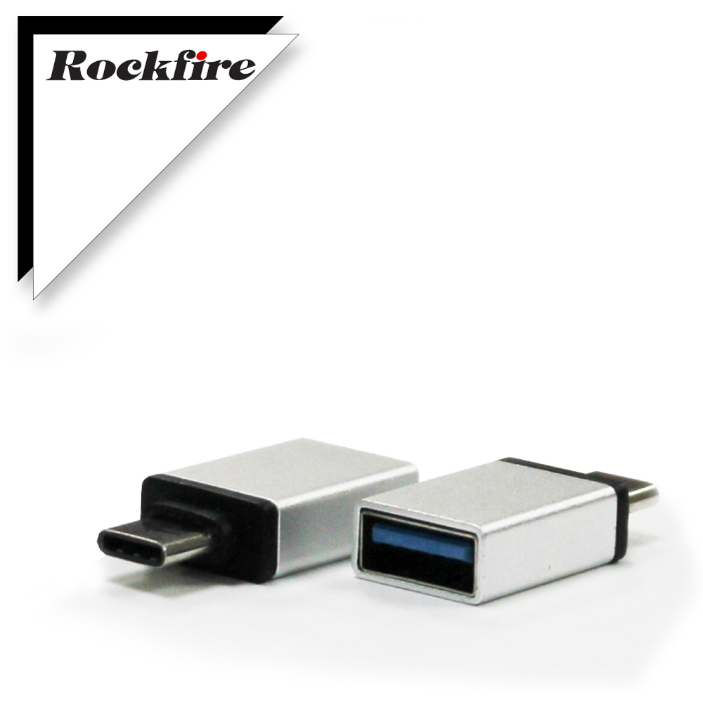 Rockfire Type C USB 3.1 轉 USB3.0 轉接頭銀色