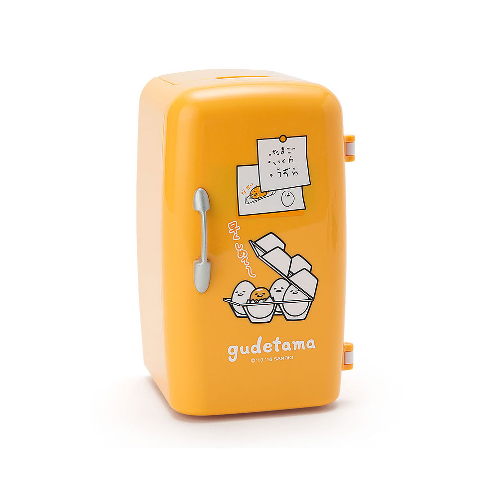 《Sanrio》蛋黃哥趣味文具系列桌上型小物收納盒(冰箱)