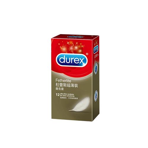 【保險套精品】新包裝Durex杜蕾斯 超薄裝 保險套 12入裝