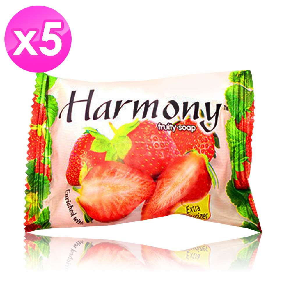 【Harmony】水果香皂-草莓(75g x 5入)