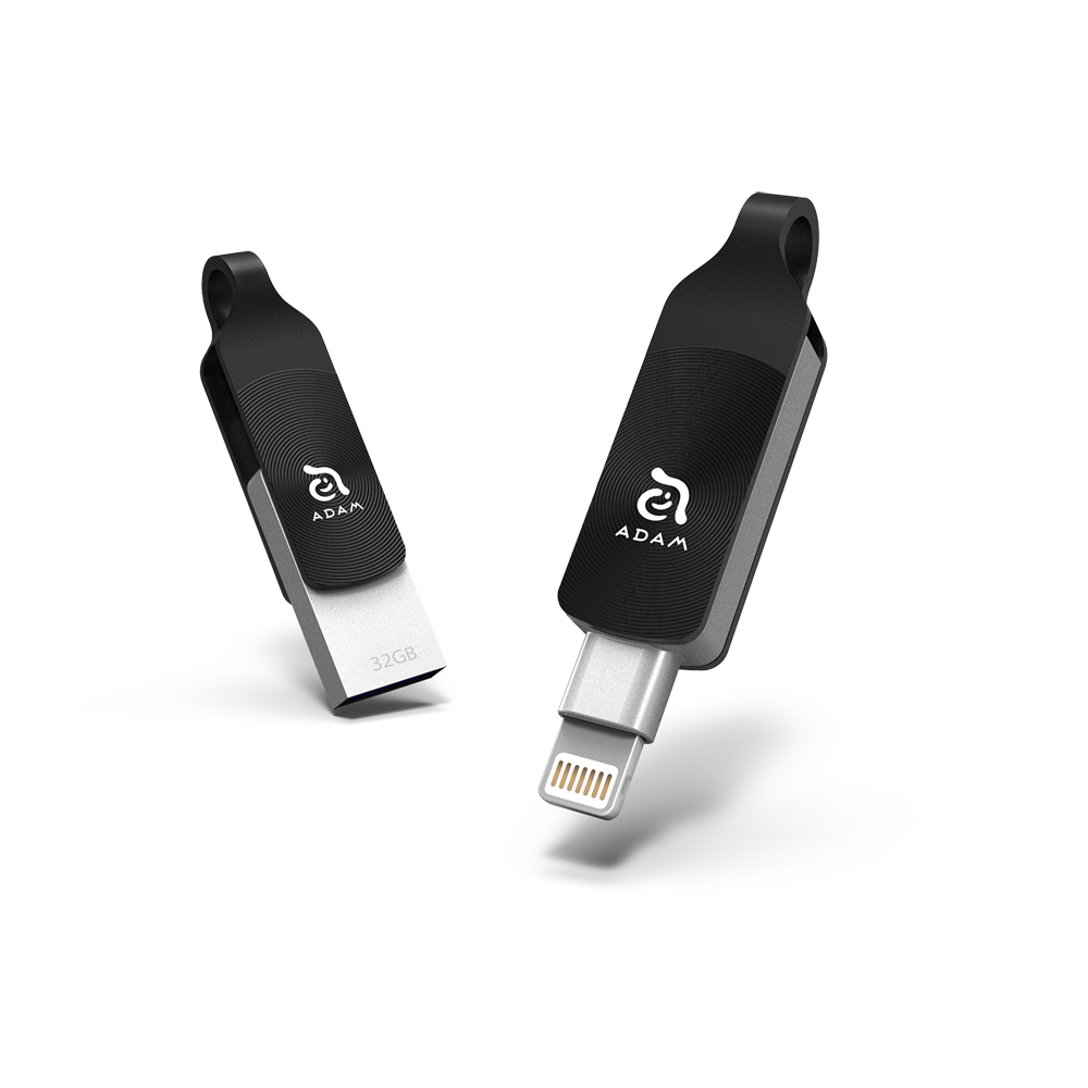 【限量精裝版】亞果元素 iKlips DUO+ USB3.1 iOS極速多媒體隨身碟 32GB黑