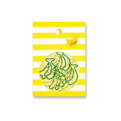 【MIND WAVE】造型迴紋針(18入)_香蕉與芭蕉