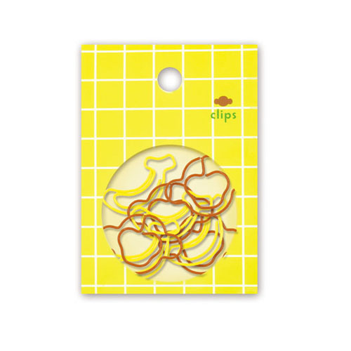 【MIND WAVE】造型迴紋針(18入)_猴子香蕉