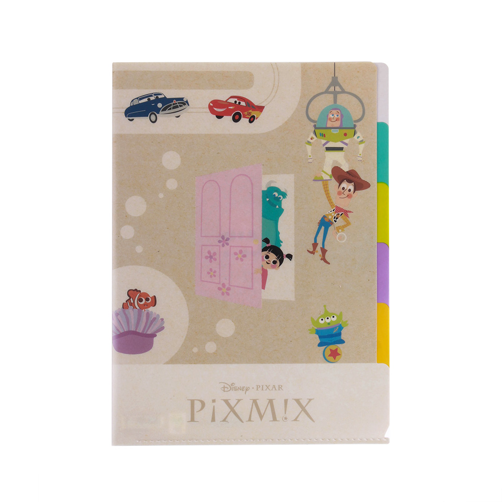 《sun-star》皮克斯童趣插畫系列五層分類文件夾(PiXM!X)