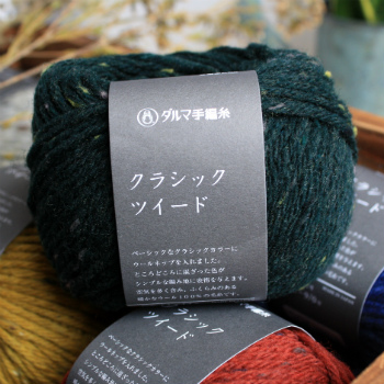 日本DARUMA THREAD編織職人毛線球/布達佩斯之旅_羊毛系列(綠底)