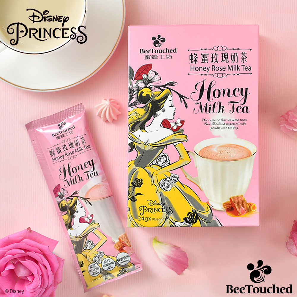 蜜蜂工坊-迪士尼公主系列-蜂蜜玫瑰奶茶