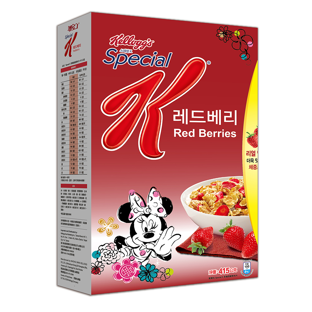 《家樂氏》 Special K香脆麥米片- 草莓415g  米妮限定版
