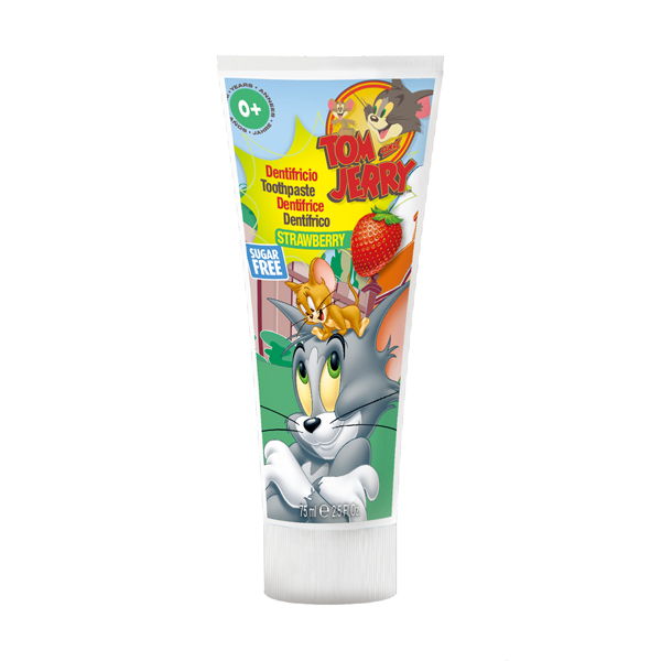 義大利原裝進口 Tom & Jerry含氟牙膏(草莓)-75ml