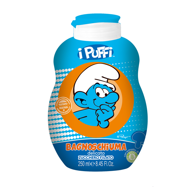 義大利原裝進口 Smurfs泡泡浴(棉花糖香味)-250ml