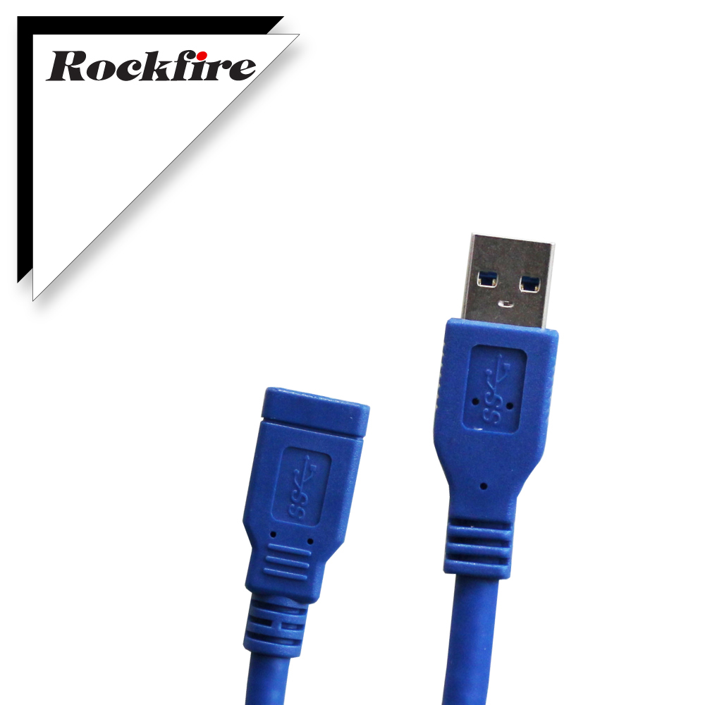 Rockfire USB3.0超高速傳輸線 A公-A母 1M