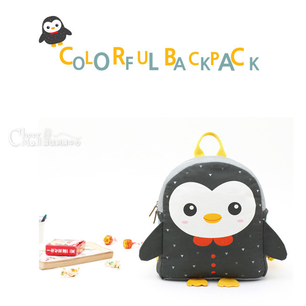 韓國圖案布-企鵝造型背包材料包
