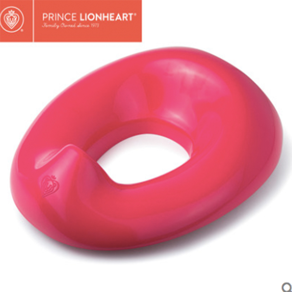 【美國 PRINCE LIONHEART】兒童舒適柔軟彈性訓練馬桶墊-櫻桃紅