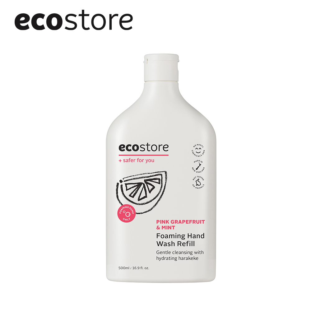 【ecostore】純淨潔手泡泡-薄荷葡萄柚/500ml補充瓶