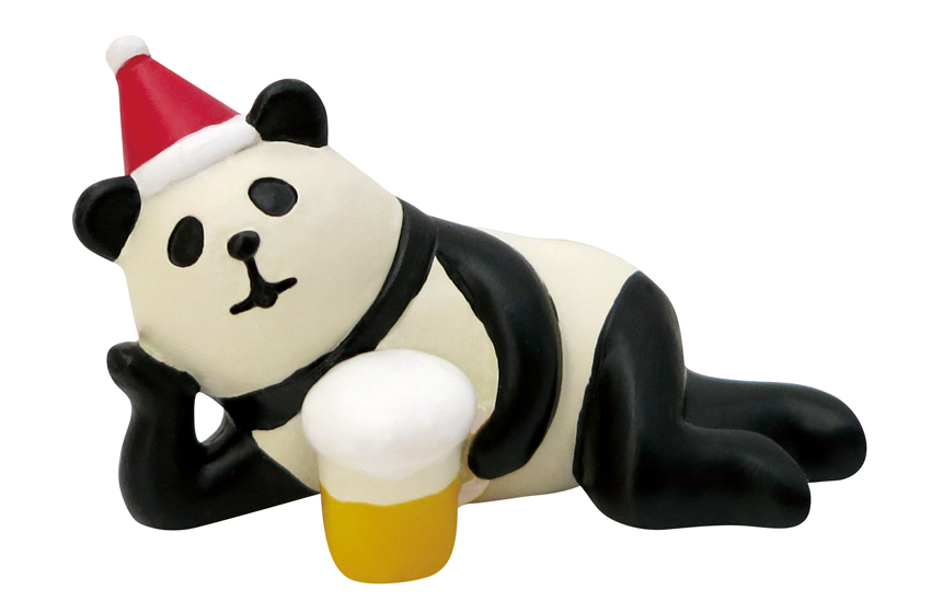 【DECOLE】concombre聖誕節_聖誕麥酒熊貓