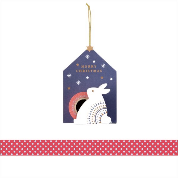 【MARK’S】maste 2016聖誕款和紙膠袋吊飾_白兔